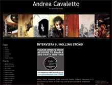 Tablet Screenshot of andreacavaletto.com